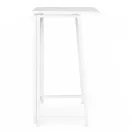 Íróasztal, ModernHome TH-FD-5, 80 x 45 x 76 cm, fehér, fa és fém anyagból, összecsukható, állítható szintezőtalpak, teherbírás: 80 kg