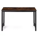 Íróasztal, ModernHome TH-RD-7-16, antik dió, 120 x 60 x 75 cm, fa és fém anyagból, állítható szintezőtalpak, teherbírás: 100 kg