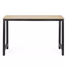 Íróasztal, ModernHome TH-RD-6-16, világos tölgy, 120 x 60 x 75 cm, fa és fém anyagból, állítható szintezőtalpak, teherbírás: 100 kg, bemutató darab apró esztétikai hibával