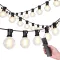 Kültéri LED fényfüzér, Bauerkraft H-672, 15 m, 25 db LED, melegfehér, 2700 K, IP44 védettség, időjárásálló, összekapcsolható, távirányító, 9 W, 9 üzemmód