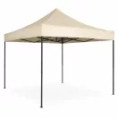 Kerti pavilon, MultiGarden PAW-FG-3X3-3, bézs, 3 x 3 m, fém vázzal, UV-álló és esőálló PE ponyva, 3,13 m állítható magassággal, hordtáskával