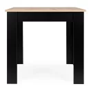 Étkezőasztal, ModernHome TH-KT-16-1, 120 x 80 cm, téglalap alakú, magasság: 75 cm, MDF lábak, MDF asztallap, csúszásgátló talpak, teherbírás: 100 kg