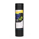 Talajtakaró geotextília, MultiGarden WEED90-M2, 1,1 x 50 m, fekete, nem szőtt, 90 g/m2, tekercs, polipropilén, víz- és légáteresztő, kék vezetőcsíkokkal, 50 db rögzítő tüskével (10 cm)