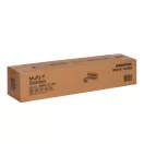 Talajtakaró geotextília, MultiGarden WEED135-M2, 1,1 x 50 m, fekete, nem szőtt, 135 g/m2, tekercs, polipropilén, víz- és légáteresztő, kék vezetőcsíkokkal, 50 db rögzítő tüskével (15 cm)