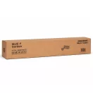 Talajtakaró geotextília, MultiGarden WEED150-S3, 1,6 x 20 m, fekete, nem szőtt, 150 g/m2, tekercs, polipropilén, víz- és légáteresztő, kék vezetőcsíkokkal, 50 db rögzítő tüskével (10 cm)