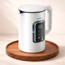 Vízforraló, Webber 05WK110, 1500 ml, 1800 W, 360°-os talp, választható hőmérséklet, szárazonforrás elleni védelem, automatikus kikapcsolás, duplafalú