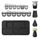 Akkumulátoros univerzális vágó, Webber 05GK1400, 14 az 1-ben, acél penge, 1-7 mm, LED kijelző, Li-Ion 1200 mAh, USB töltés, multigroomer