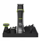 Akkumulátoros univerzális vágó, Webber 05GK1400, 14 az 1-ben, acél penge, 1-7 mm, LED kijelző, Li-Ion 1200 mAh, USB töltés, multigroomer