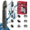 Akkumulátoros univerzális vágó, Webber 05BG600, 8 az 1-ben, acél penge, 3-25 mm, LED kijelző, Li-Ion 500 mAh, USB-C töltés, multigroomer