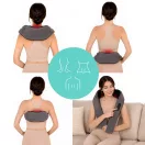 Nyak- és hátmasszírozó, KADEN XB-8082S, shiatsu masszázs, forgó masszázsfejek, öv formájú, fűtés funkció, 24 W