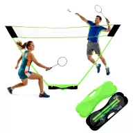   Tollaslabda szett hálóval, MOVEPRO MXW170611B, 300 x 156 cm, összecsukható háló, ütők és tollaslabdák, hordtáskával