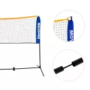 Röplabda és tollaslabda háló és állvány szett, MOVEPRO MXW170408, 305 x 140 cm, állítható magasságú, fém oszlopok, hordtáskával