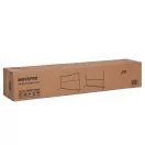 Röplabda és tollaslabda háló és állvány szett, MOVEPRO MXW170408, 305 x 140 cm, állítható magasságú, fém oszlopok, hordtáskával