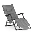 Napozóágy, MultiGarden SMI-LC50-4, szürke, 180 x 63 cm, összecsukható, állítható pozícióval, fémvázas kialakítás, teherbírás: 150 kg
