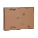 Kosárlabdapalánk, MOVEPRO QSG-S003-21A, mobil, állítható, 150-305 cm magasság, szabadon álló, kerekekkel, acél váz, PC/PE palánk 110 x 75 cm, 45 cm gyűrű, 65 l tölthető talp