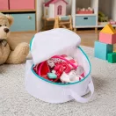 Játék orvosi szett, ECOTOYS HM328789, készlet gyerekeknek, 26 db, fa, orvosi táskával, készségfejlesztő szerepjáték, 3 éves kortól, éles élek nélkül