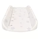 Pelenkázó lap, ECOTOYS HA-T09, csillag mintás, 85 x 50 cm, kontúros, merev HDF merevítéssel, PVC felületű, könnyen tisztítható, magasságmérővel