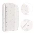 Pelenkázó lap, ECOTOYS HA-T09, csillag mintás, 85 x 50 cm, kontúros, merev HDF merevítéssel, PVC felületű, könnyen tisztítható, magasságmérővel