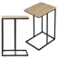 Laptopasztal, ModernHome BJ403066BT-15, 40 x 30 cm, 66 cm magasság, oldalsó, fa és fém anyagból, teherbírás: 5 kg