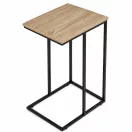 Laptopasztal, ModernHome BJ403066BT-15, 40 x 30 cm, 66 cm magasság, oldalsó, fa és fém anyagból, teherbírás: 5 kg
