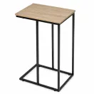 Laptopasztal, ModernHome BJ403066BT-15, 40 x 30 cm, 66 cm magasság, oldalsó, fa és fém anyagból, teherbírás: 5 kg