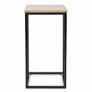 Laptopasztal, ModernHome BJ403066BT-15, 40 x 30 cm, 66 cm magasság, oldalsó, fa és fém anyagból, teherbírás: 5 kg