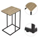 Laptopasztal, ModernHome BJ403066BT-15, 40 x 30 cm, 66 cm magasság, oldalsó, fa és fém anyagból, teherbírás: 5 kg