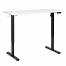 Számítógépasztal, ModernHome JSD-C5-1-5 , fehér, 140 x 60 cm, 72–118 cm elektromosan állítható magasság, fa és fém anyagból, teherbírás: 70 kg