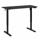 Számítógépasztal, ModernHome JSD-C5-1-1 , fekete, 140 x 60 cm, 72–118 cm elektromosan állítható magasság, fa és fém anyagból, teherbírás: 70 kg