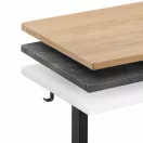 Számítógépasztal-váz, ModernHome JSD-F3-1, fekete, maximum 160 x 70 cm asztallaphoz, 72–120 cm elektromosan állítható magasság, teherbírás: 100 kg