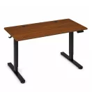 Számítógépasztal, ModernHome JSD-C5-1-19 , sötét tölgy, 140 x 60 cm, 72–118 cm elektromosan állítható magasság, fa és fém anyagból, teherbírás: 70 kg