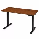 Számítógépasztal, ModernHome JSD-B5-1-19, sötét tölgy, 120 x 60 cm, 72–118 cm elektromosan állítható magasság, fa és fém anyagból, teherbírás: 70 kg
