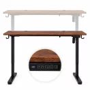 Számítógépasztal, ModernHome JSD-B5-1-16, antik tölgy, 120 x 60 cm, 72–118 cm elektromosan állítható magasság, fa és fém anyagból, teherbírás: 70 kg