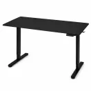 Számítógépasztal, ModernHome JSD-B5-1-1, fekete, 120 x 60 cm, 72–118 cm elektromosan állítható magasság, fa és fém anyagból, teherbírás: 70 kg