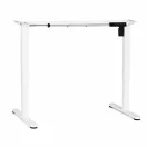 Számítógépasztal-váz, ModernHome JSD-F1-5, fehér, maximum 160 x 60 cm asztallaphoz, 72–118 cm elektromosan állítható magasság, teherbírás: 80 kg