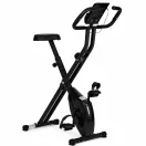 Szobakerékpár, MOVEPRO TH-FB50, fekete, összecsukható, 6 funkciós kijelző, 8 fokozatú ellenállás, csúszásgátló pedálok, 120 kg teherbírás