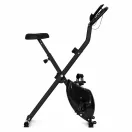 Szobakerékpár, MOVEPRO TH-FB50, fekete, összecsukható, 6 funkciós kijelző, 8 fokozatú ellenállás, csúszásgátló pedálok, 120 kg teherbírás