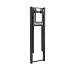 Fém fűrészbak, Bauerkraft H-734, 112 x 40 x 95,5 cm, összecsukható, leszorítóval, porszórt acél, 24-230 mm rönkátmérőhöz, maximum 100 kg terhelhetőség