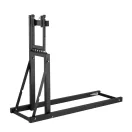 Fém fűrészbak, Bauerkraft H-734, 112 x 40 x 95,5 cm, összecsukható, leszorítóval, porszórt acél, 24-230 mm rönkátmérőhöz, maximum 100 kg terhelhetőség
