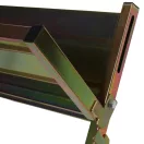 Fafűrészelő állvány, Bauerkraft H-736, 75 x 68 x 78 cm, maximum 120 kg terhelhetőség, láncfűrész-tartóval, 200 cm rönkátmérőhöz, fafűrészeléshez