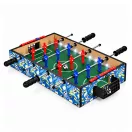 Csocsóasztal, ECOTOYS HM260878, zöld, 50,5 x 30,5 x 8,5 cm, hordozható, 12 játékos, 2 labda, 4 krómozott rúd, csúszásgátló fogantyúk, kézi számláló