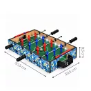 Csocsóasztal, ECOTOYS HM260878, zöld, 50,5 x 30,5 x 8,5 cm, hordozható, 12 játékos, 2 labda, 4 krómozott rúd, csúszásgátló fogantyúk, kézi számláló