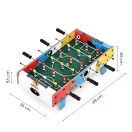 Csocsóasztal, ECOTOYS HM328956, 69 x 35 x 20 cm, 6 fém rúd játékosfigurákkal, 2 labdával, kézi gólszámlálók, kényelmes fogantyúk, 3 éves kortól