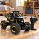 Távirányítós autó, ROCK CRAWLER HC402895, 25,5 x 17,5 x 15 cm, 1:16 méretarány, 4x4 összkerékhajtás, 4,8 V 2000 mAh akkumulátorral, USB-s töltéssel, 50 m hatótáv, 3 éves kortól