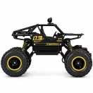 Távirányítós autó, ROCK CRAWLER HC402895, 25,5 x 17,5 x 15 cm, 1:16 méretarány, 4x4 összkerékhajtás, 4,8 V 2000 mAh akkumulátorral, USB-s töltéssel, 50 m hatótáv, 3 éves kortól