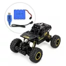 Távirányítós autó, ROCK CRAWLER HC402895, 25,5 x 17,5 x 15 cm, 1:16 méretarány, 4x4 összkerékhajtás, 4,8 V 2000 mAh akkumulátorral, USB-s töltéssel, 50 m hatótáv, 3 éves kortól