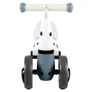 Háromkerekű futóbicikli, ECOTOYS LB1603 zebra, fehér, EVA habkerekek 14 cm, műanyag váz, ülésmagasság: 25 cm, kormányfordulás határoló, 12 hónapos kortól