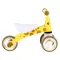 Háromkerekű futóbicikli, ECOTOYS LB1603 zsiráf, sárga, EVA habkerekek 14 cm, műanyag váz, ülésmagasság: 25 cm, kormányfordulás határoló, 12 hónapos kortól