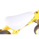 Háromkerekű futóbicikli, ECOTOYS LB1603 zsiráf, sárga, EVA habkerekek 14 cm, műanyag váz, ülésmagasság: 25 cm, kormányfordulás határoló, 12 hónapos kortól