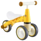Háromkerekű futóbicikli, ECOTOYS LB1603 zsiráf, sárga, EVA habkerekek 14 cm, műanyag váz, ülésmagasság: 25 cm, kormányfordulás határoló, 12 hónapos kortól